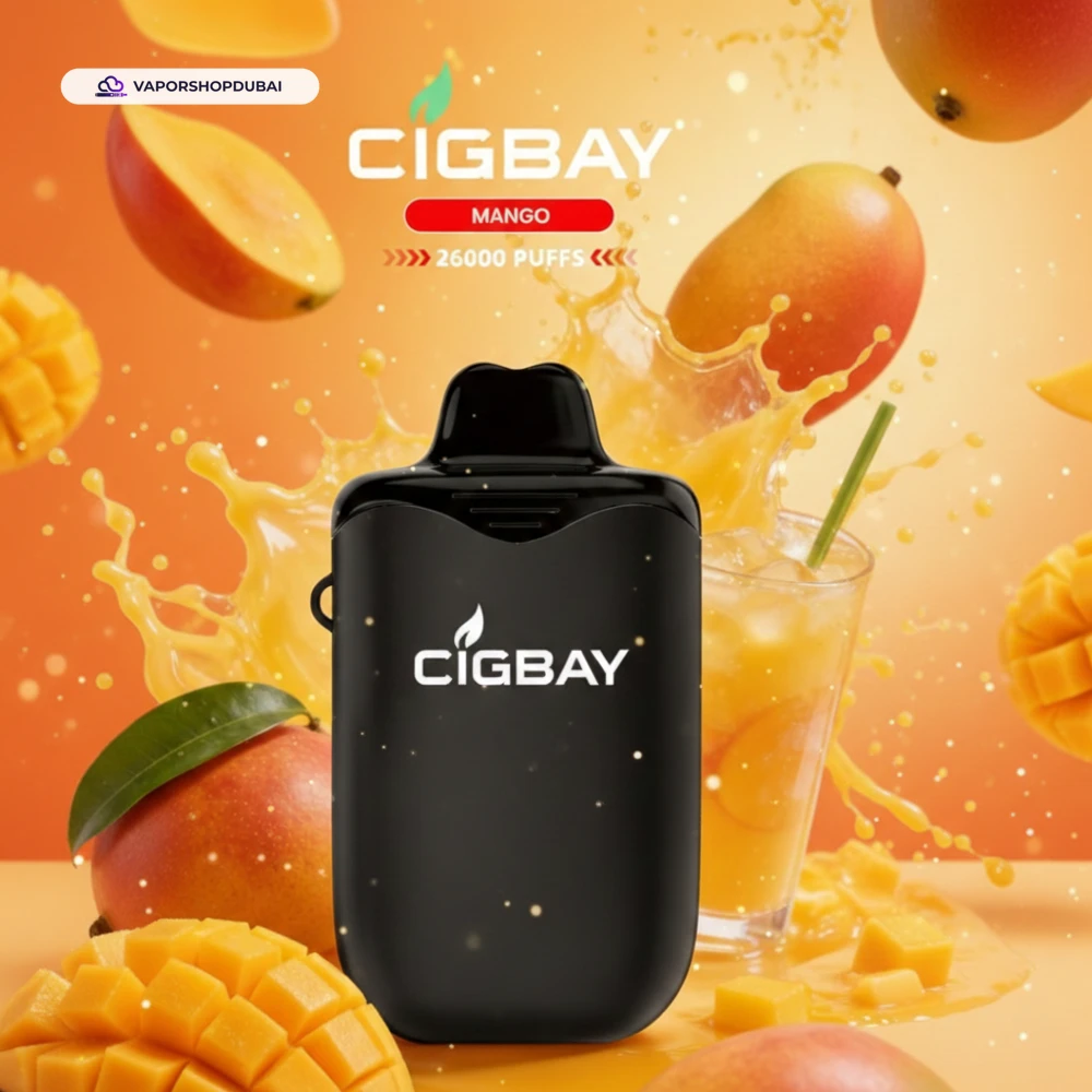 Cigbay 26000 Puffs Disposable Vape Kit 20mg in the UAE 6 Cigbay 26000 Puffs Disposable Vape Kit 20mg in the UAE