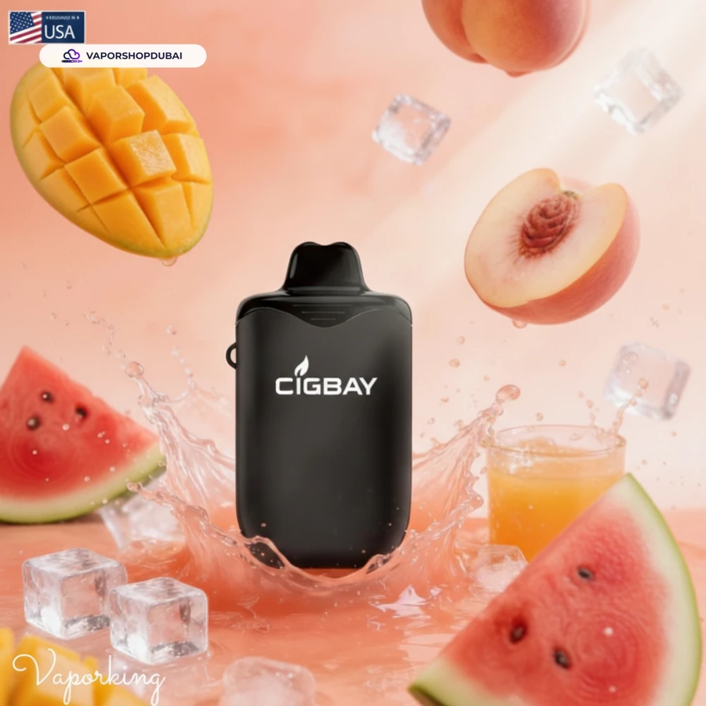 Cigbay 26000 Puffs Disposable Vape Kit 20mg in the UAE 7 Cigbay 26000 Puffs Disposable Vape Kit 20mg in the UAE