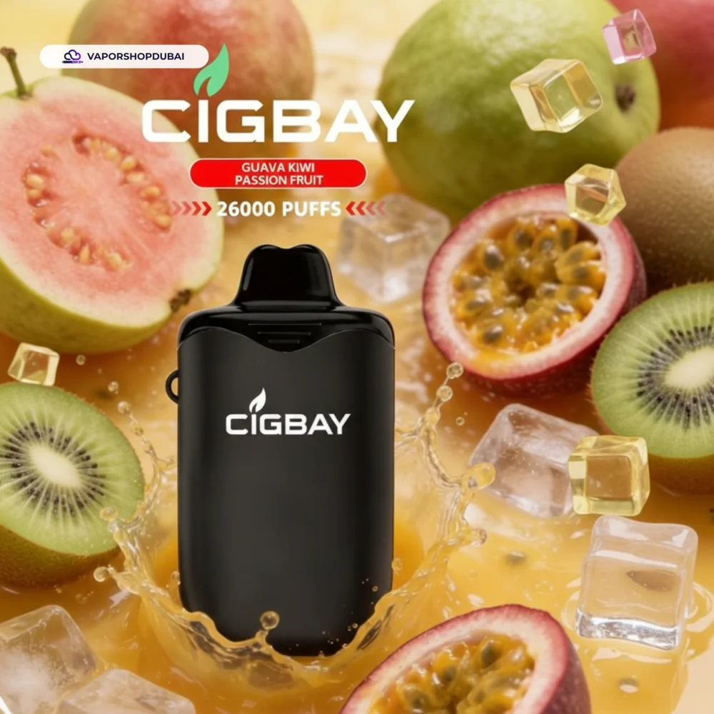 Cigbay 26000 Puffs Disposable Vape Kit 20mg in the UAE 8 Cigbay 26000 Puffs Disposable Vape Kit 20mg in the UAE