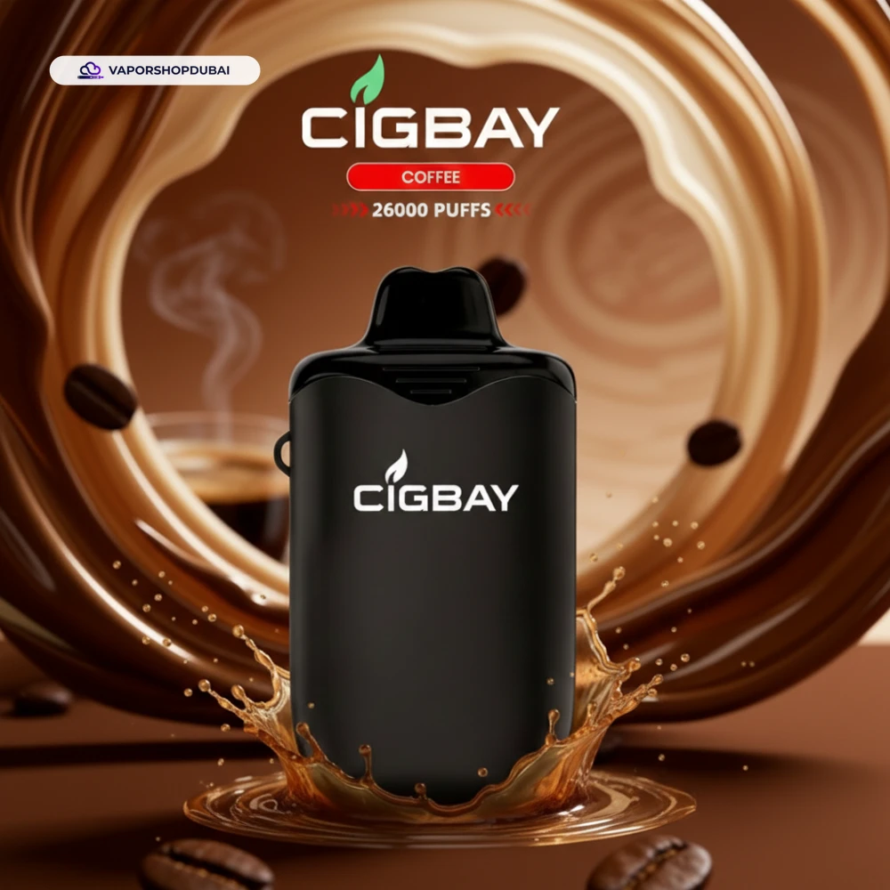 Cigbay 26000 Puffs Disposable Vape Kit 20mg in the UAE 25 coffee