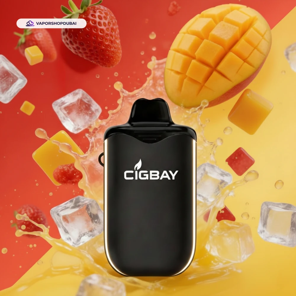 Cigbay 26000 Puffs Disposable Vape Kit 20mg in the UAE 31 strawberry-mango