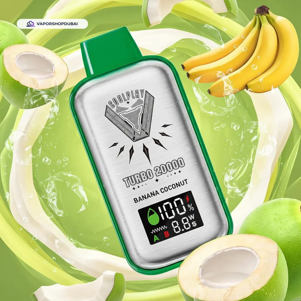 Coolplay Turbo 20000 Puffs Vape In UAE 29 banana-coconut