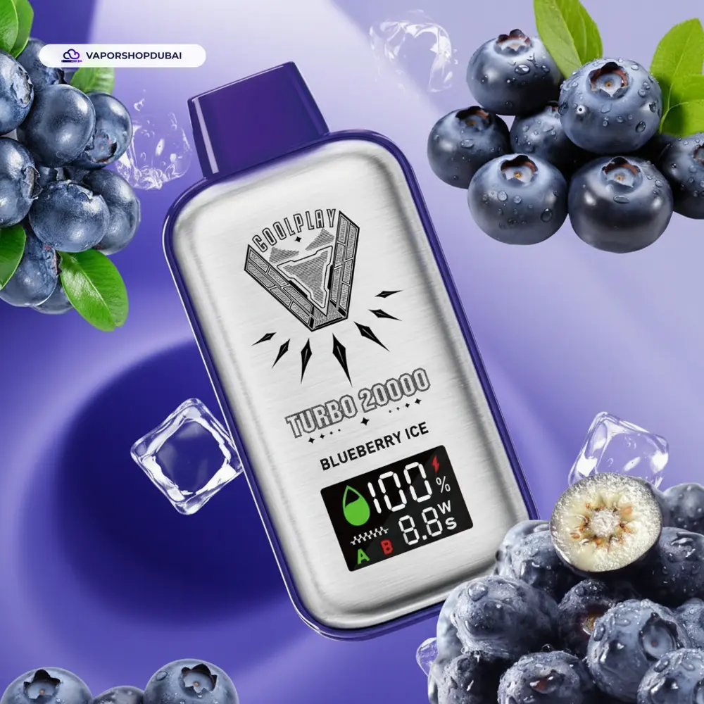 Coolplay Turbo 20000 Puffs Vape In UAE 23 blueberry-ice