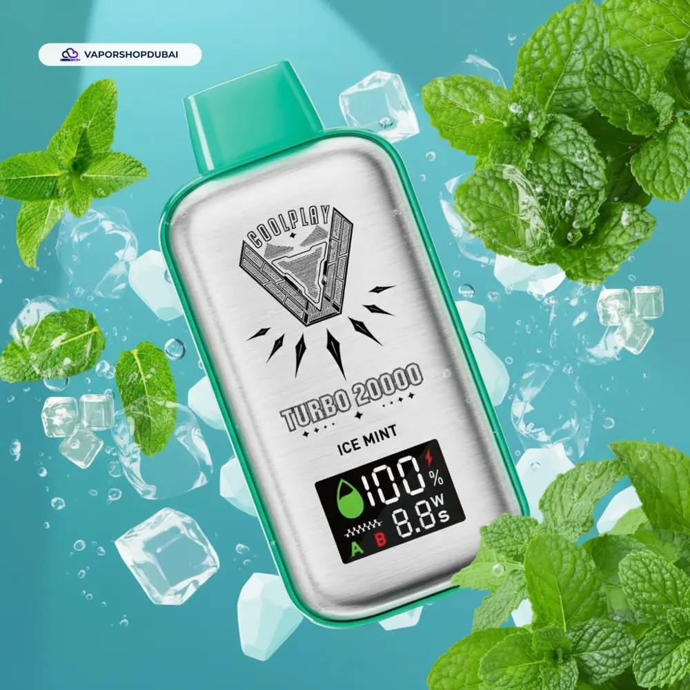 Coolplay Turbo 20000 Puffs Vape In UAE 26 ice-mint