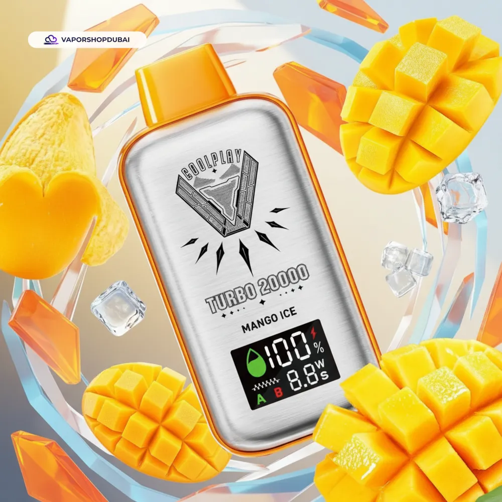 Coolplay Turbo 20000 Puffs Vape In UAE 27 mango-ice