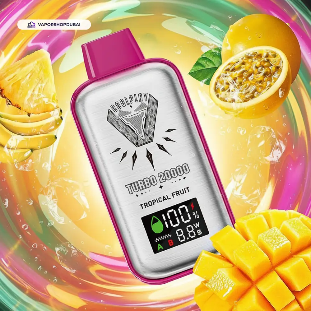 Coolplay Turbo 20000 Puffs Vape In UAE 31 tropical-fruit
