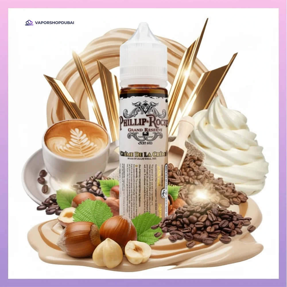 CREME DE LA CREME BY PHILLIP ROCKE GRAND RESERVE 60ML E-Liquid In UAE 1 CREME DE LA CREME BY PHILLIP ROCKE GRAND RESERVE 60ML IN DUBAI/UAE