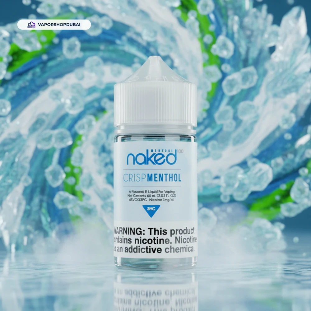 Crisp Menthol 60ml By Naked100 E-Liquid In UAE 1 Crisp Menthol 60ml By Naked100 In UAE