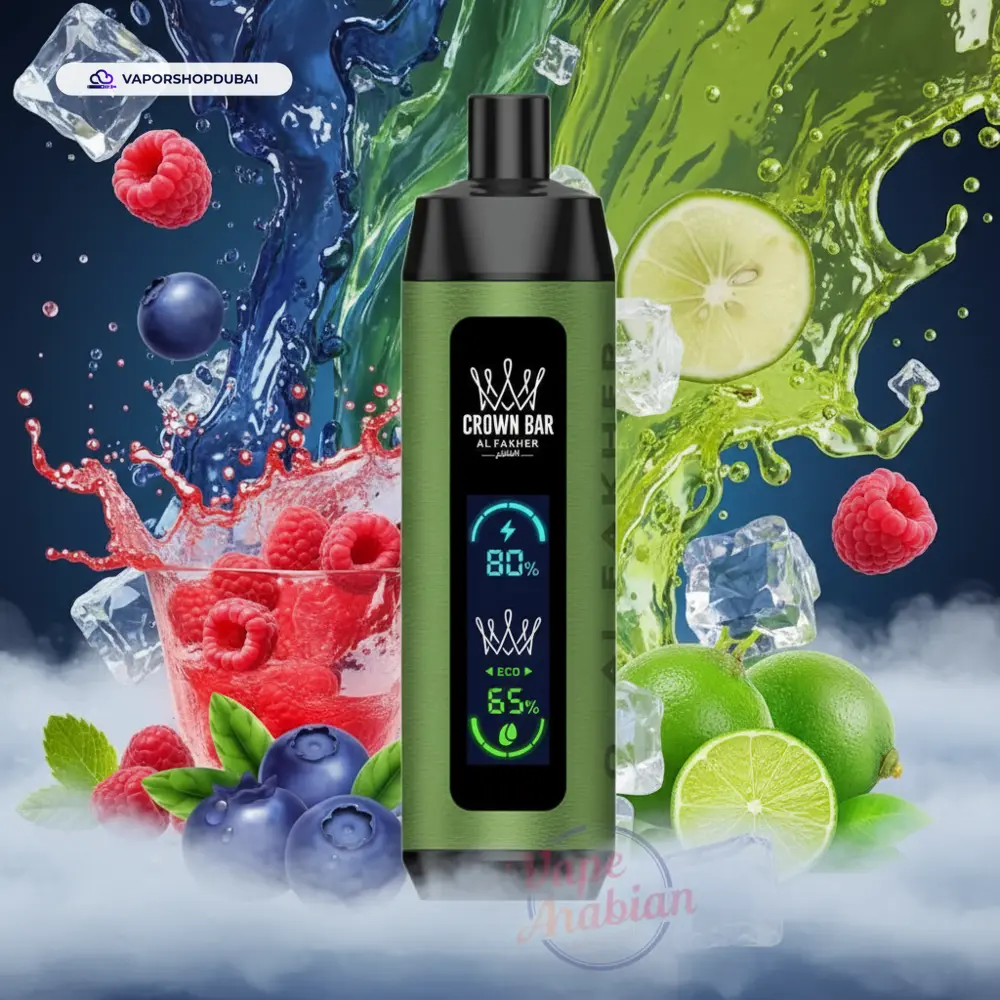 Crown Bar Al Fakher 8000 Pro DTL 8000Puffs Dual Mode Disposable Vape In UAE 11 Crown Bar Al Fakher 8000 Pro DTL 8000Puffs Dual Mode Disposable Vape In UAE