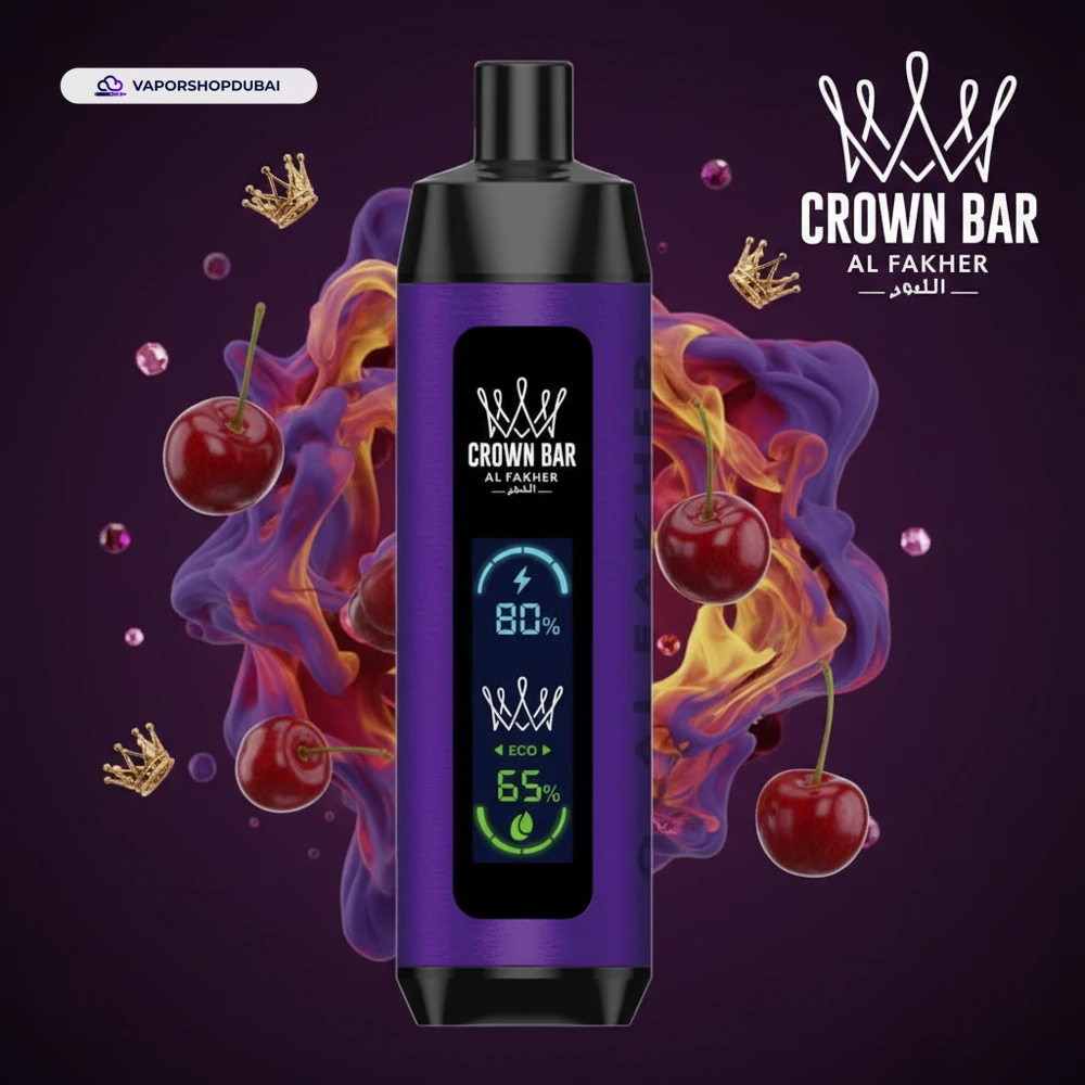 Crown Bar Al Fakher 8000 Pro DTL 8000Puffs Dual Mode Disposable Vape In UAE 13 Crown Bar Al Fakher 8000 Pro DTL 8000Puffs Dual Mode Disposable Vape In UAE