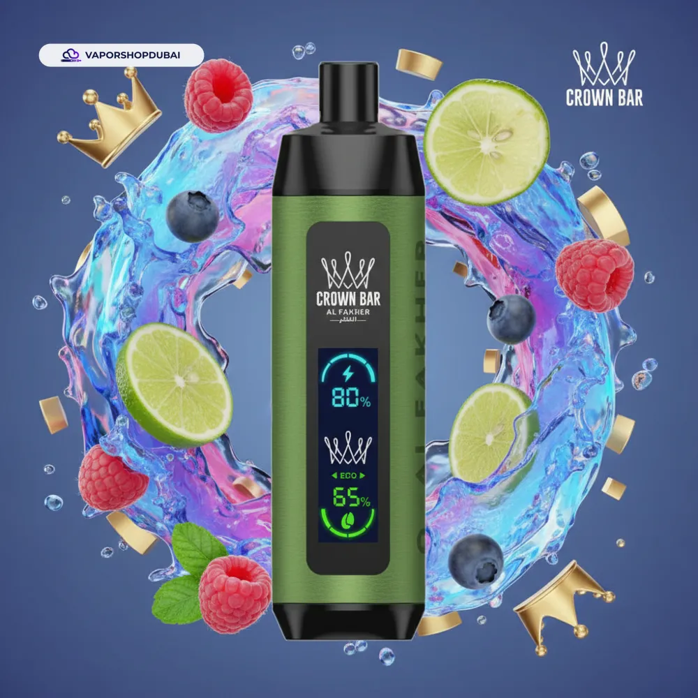 Crown Bar Al Fakher 8000 Pro DTL 8000Puffs Dual Mode Disposable Vape In UAE 31 Crown Bar Al Fakher 8000 Pro DTL 8000Puffs Dual Mode Disposable Vape In UAE
