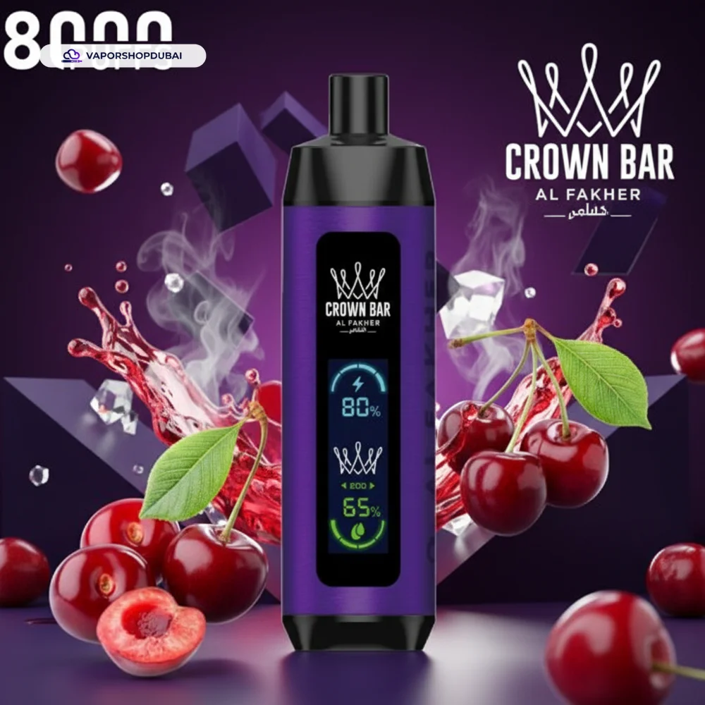 Crown Bar Al Fakher 8000 Pro DTL 8000Puffs Dual Mode Disposable Vape In UAE 33 Crown Bar Al Fakher 8000 Pro DTL 8000Puffs Dual Mode Disposable Vape In UAE