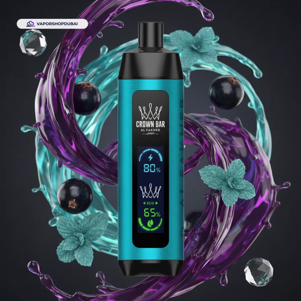 Crown Bar Al Fakher 8000 Pro DTL 8000Puffs Dual Mode Disposable Vape In UAE 39 Crown Bar Al Fakher 8000 Pro DTL 8000Puffs Dual Mode Disposable Vape In UAE