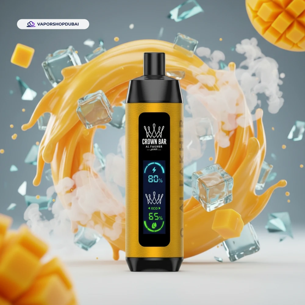 Crown Bar Al Fakher 8000 Pro DTL 8000Puffs Dual Mode Disposable Vape In UAE 6 Crown Bar Al Fakher 8000 Pro DTL 8000Puffs Dual Mode Disposable Vape In UAE