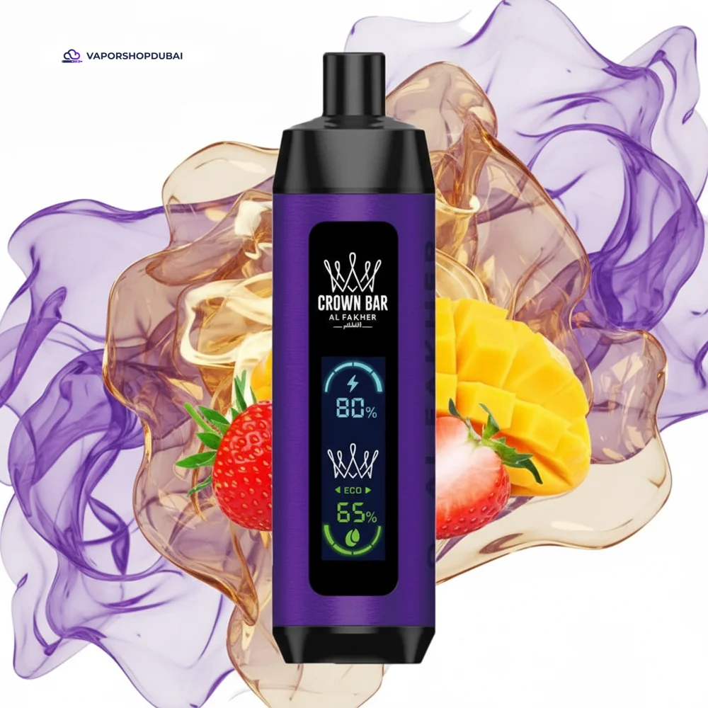 Crown Bar Al Fakher 8000 Pro DTL 8000Puffs Dual Mode Disposable Vape In UAE 7 Crown Bar Al Fakher 8000 Pro DTL 8000Puffs Dual Mode Disposable Vape In UAE