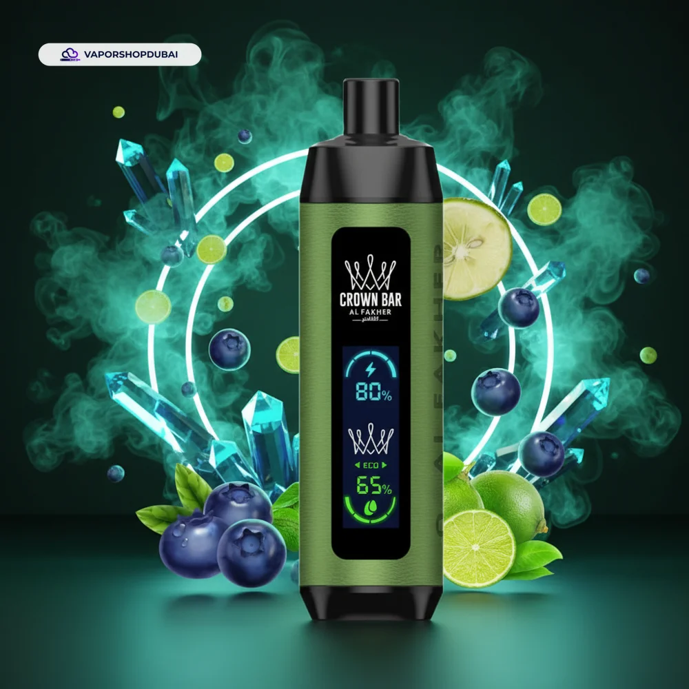 Crown Bar Al Fakher 8000 Pro DTL 8000Puffs Dual Mode Disposable Vape In UAE 9 Crown Bar Al Fakher 8000 Pro DTL 8000Puffs Dual Mode Disposable Vape In UAE