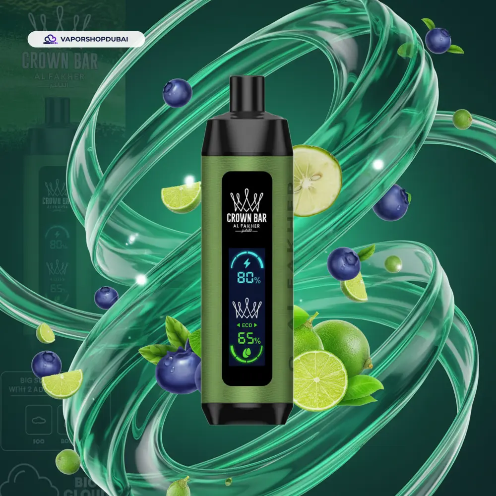 Crown Bar Al Fakher 8000 Pro DTL 8000Puffs Dual Mode Disposable Vape In UAE 47 lucid-dream