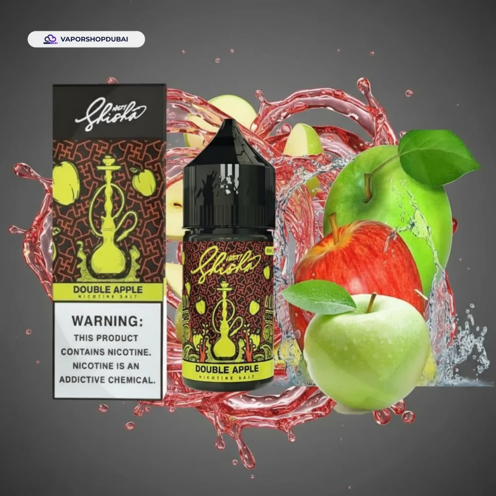 DOUBLE APPLE BY NASTY SHISHA NICOTINE SALT 30ML 3 DOUBLE APPLE BY NASTY SHISHA NICOTINE SALT 30ML Best Price Dubai