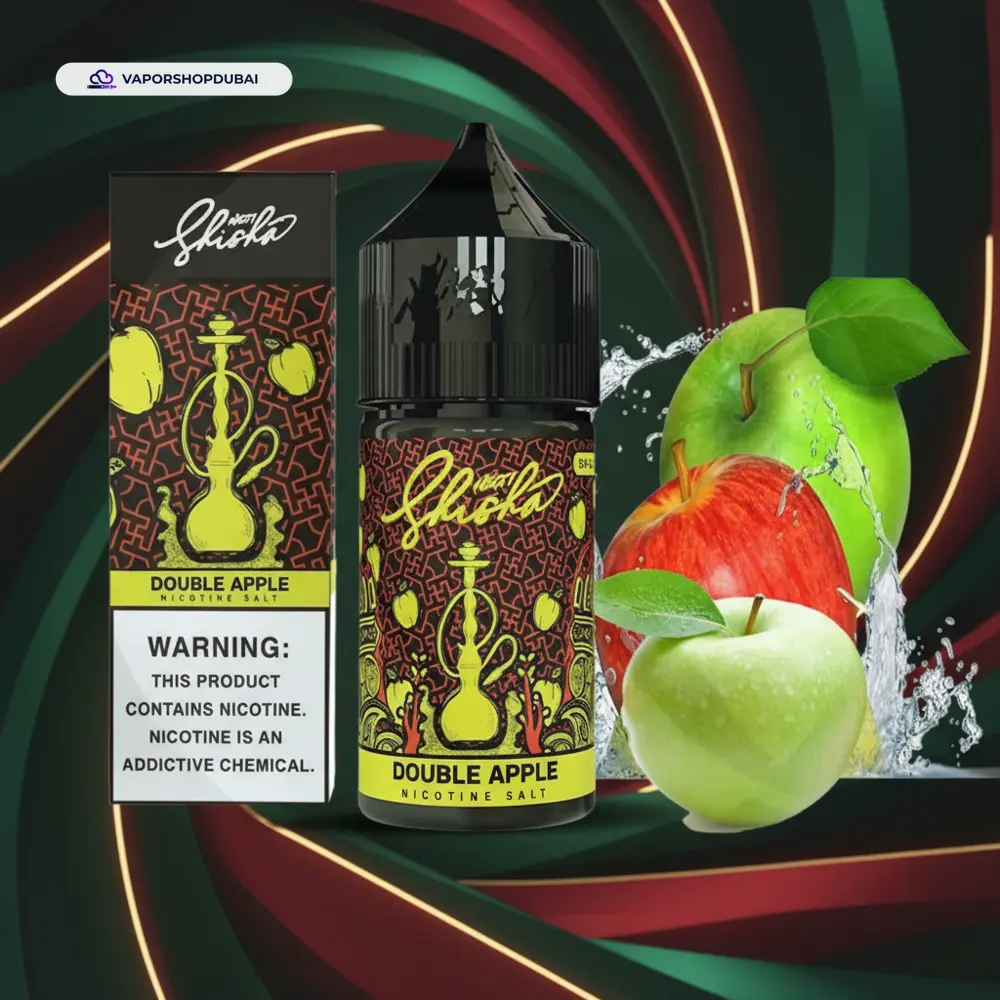 DOUBLE APPLE BY NASTY SHISHA NICOTINE SALT 30ML 2 Premium