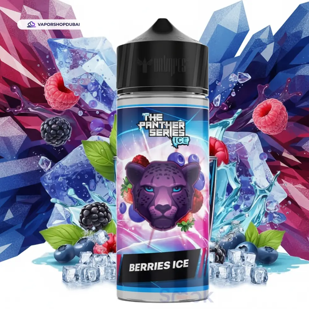 Dr Vapes 120ml the Panther Series Vape Liquid In UAE 34 berries-ice