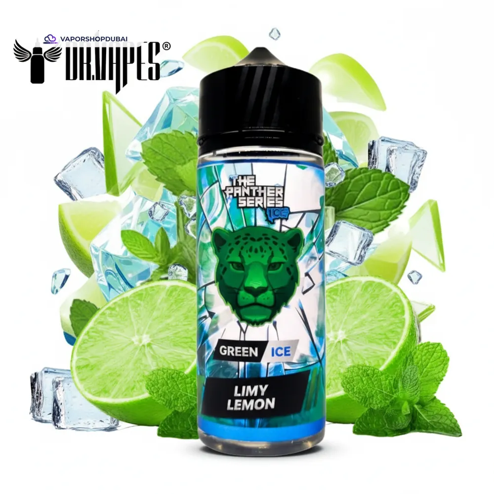 Dr Vapes 120ml the Panther Series Vape Liquid In UAE 32 limy-lemon-green-ice