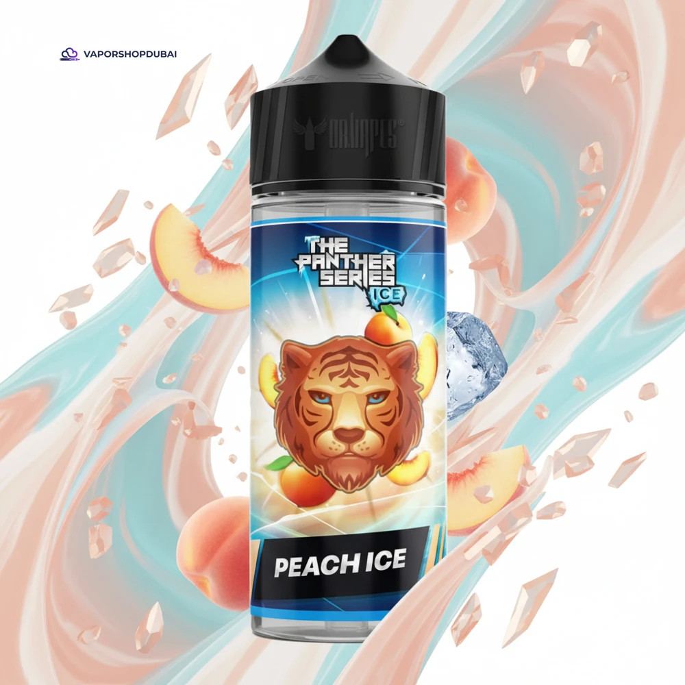 Dr Vapes 120ml the Panther Series Vape Liquid In UAE 37 peach-ice