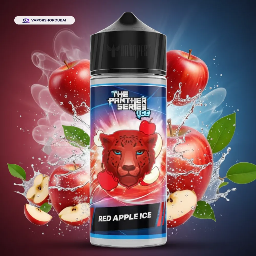 Dr Vapes 120ml the Panther Series Vape Liquid In UAE 39 red-apple-ice