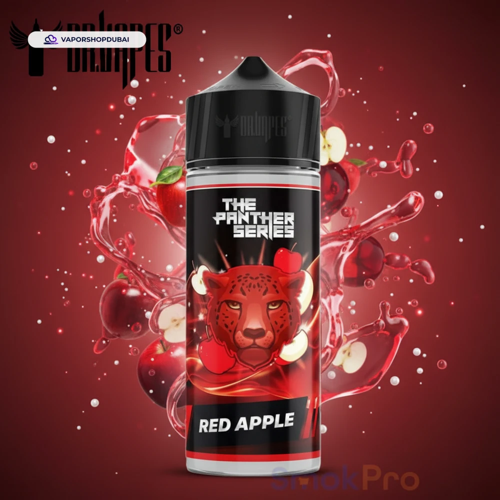 Dr Vapes 120ml the Panther Series Vape Liquid In UAE 38 red-apple