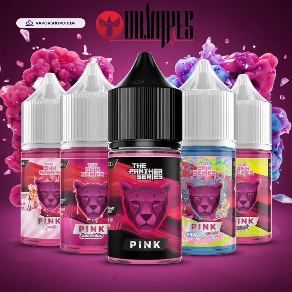 DR Vapes Panther Series Salt Nic 30ml E-Juice All Flavors 30mg & 50mg In UAE 1 DR Vapes Panther Series Salt Nic 30ml E-Juice All Flavors 30mg & 50mg In UAE