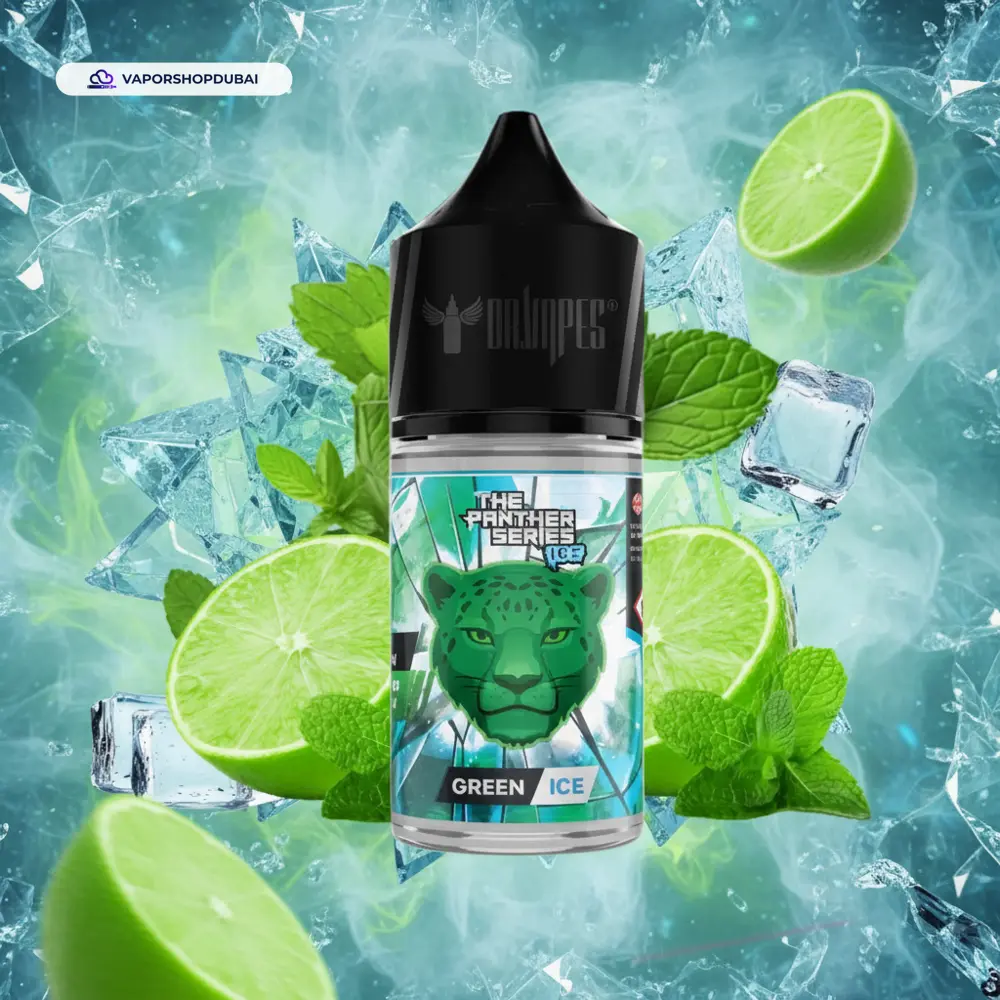 Dr Vapes Salt Nic 30ml The Panther Series E-Liquid In UAE 29 green-ice-limy-lemon