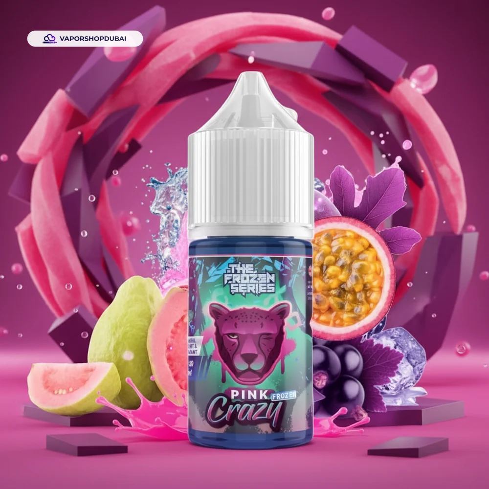 Dr Vapes The Frozen Series Salt 30ml E-Liquid In UAE 9 pink-frozen-crazy