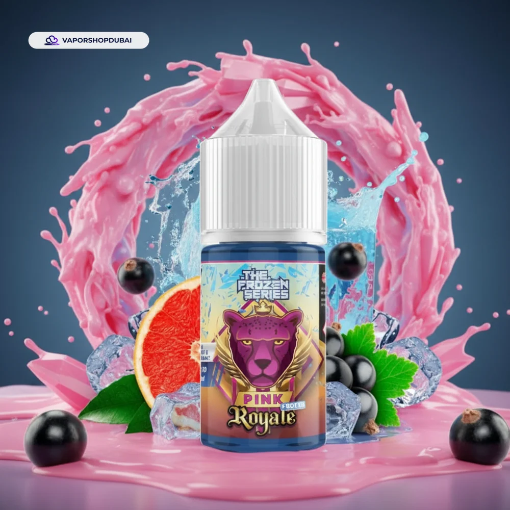 Dr Vapes The Frozen Series Salt 30ml E-Liquid In UAE 10 pink-frozen-royale