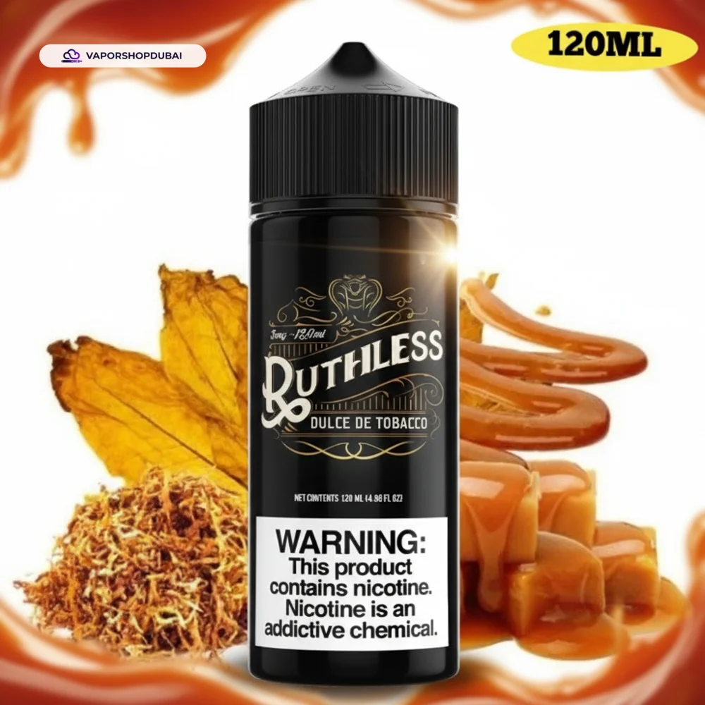 Dulce De Tobacco By Ruthless Vapors 120ml E-Liquid In UAE 1 Dulce De Tobacco By Ruthless Vapors 120ml In UAE