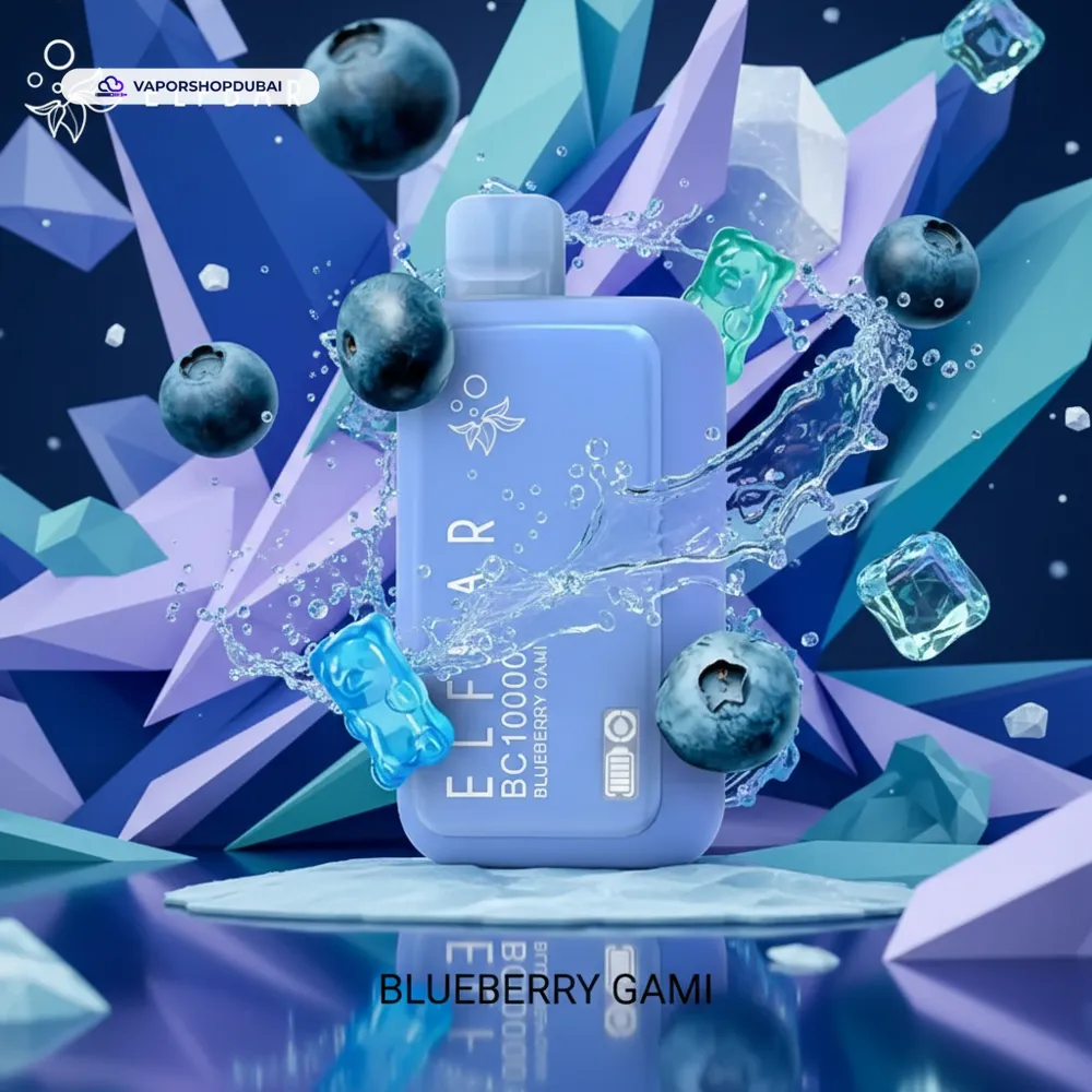 ElfBar BC10000 Puffs 50mg Disposable Vape In UAE 47 blueberry-gami