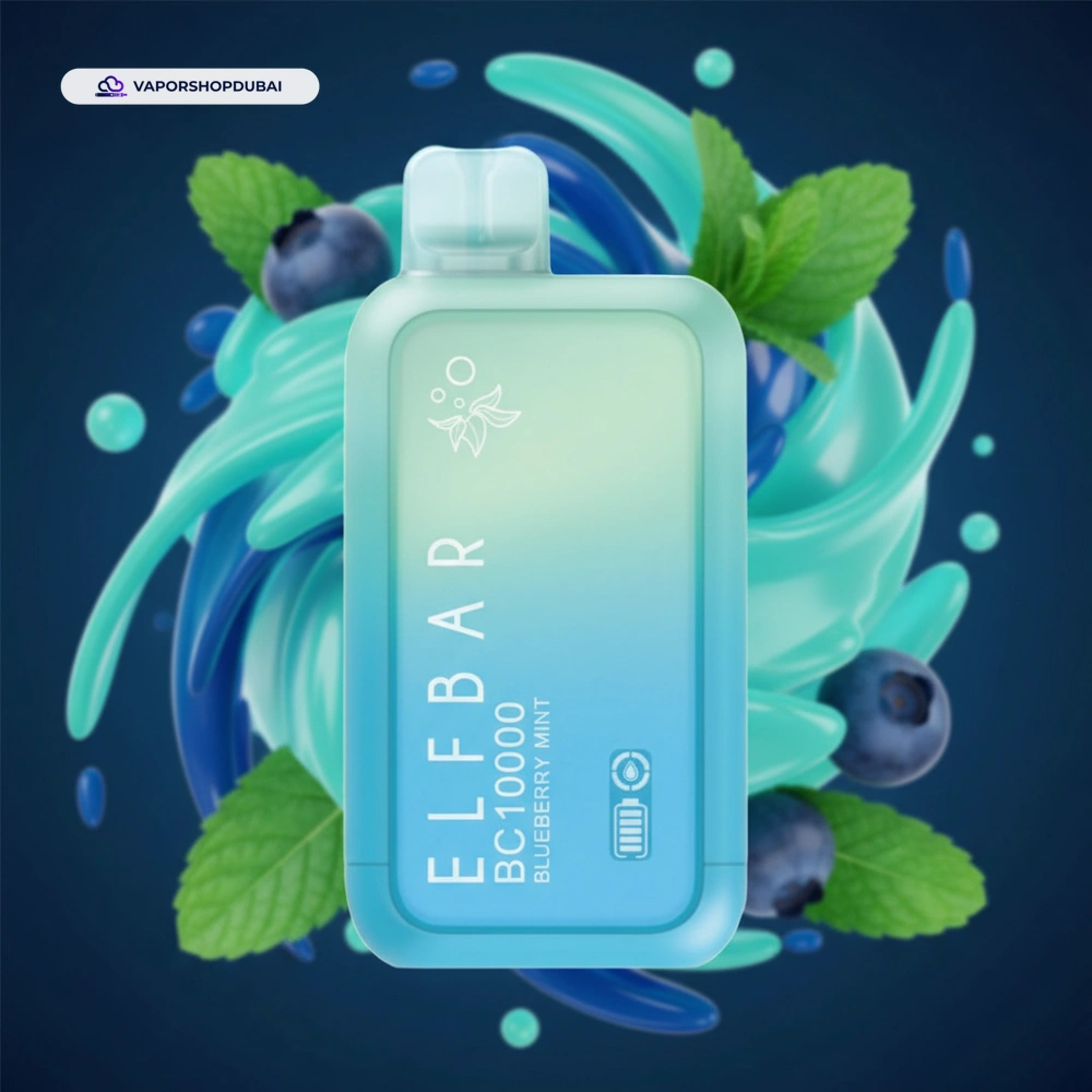 Elf Bar BC10000 Puffs Disposable Vape In UAE 49 blueberry-mint