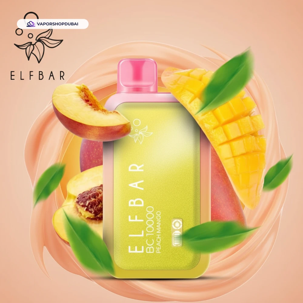 ElfBar BC10000 Puffs 50mg Disposable Vape In UAE 44 peach-mango