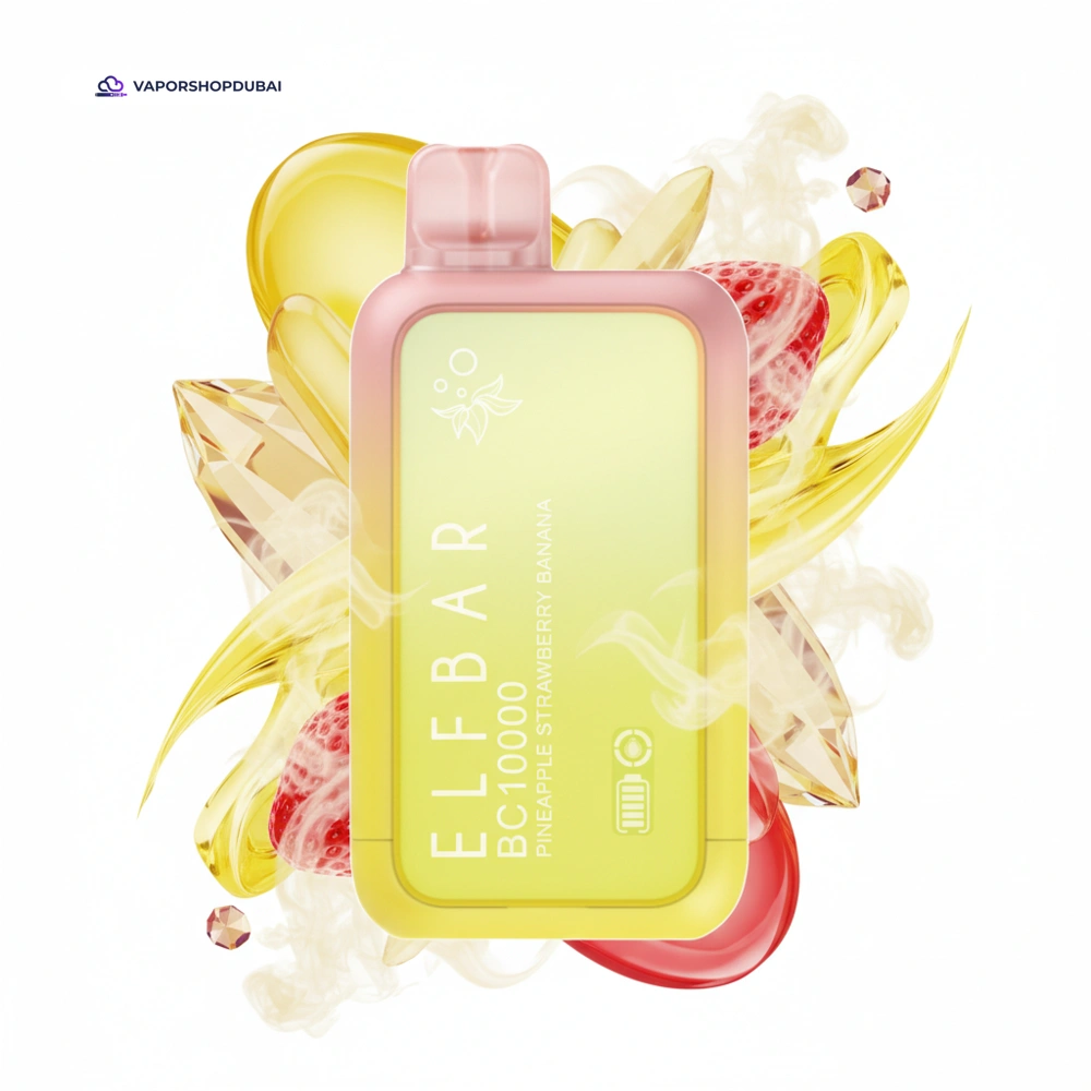 ElfBar BC10000 Puffs 50mg Disposable Vape In UAE 53 pineapple-strawberry-banana