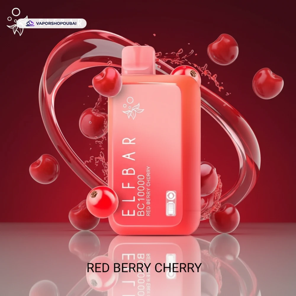 ElfBar BC10000 Puffs 50mg Disposable Vape In UAE 54 red-berry-cherry