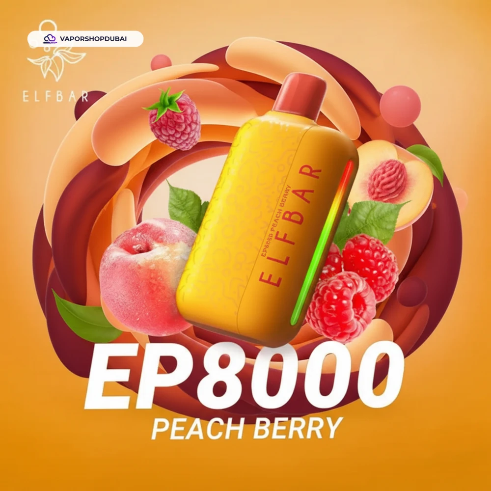 ELF Bar EP8000 Vape In UAE 15 ELF Bar EP8000 Disposable Vape 8000 Puffs 20mg In UAE