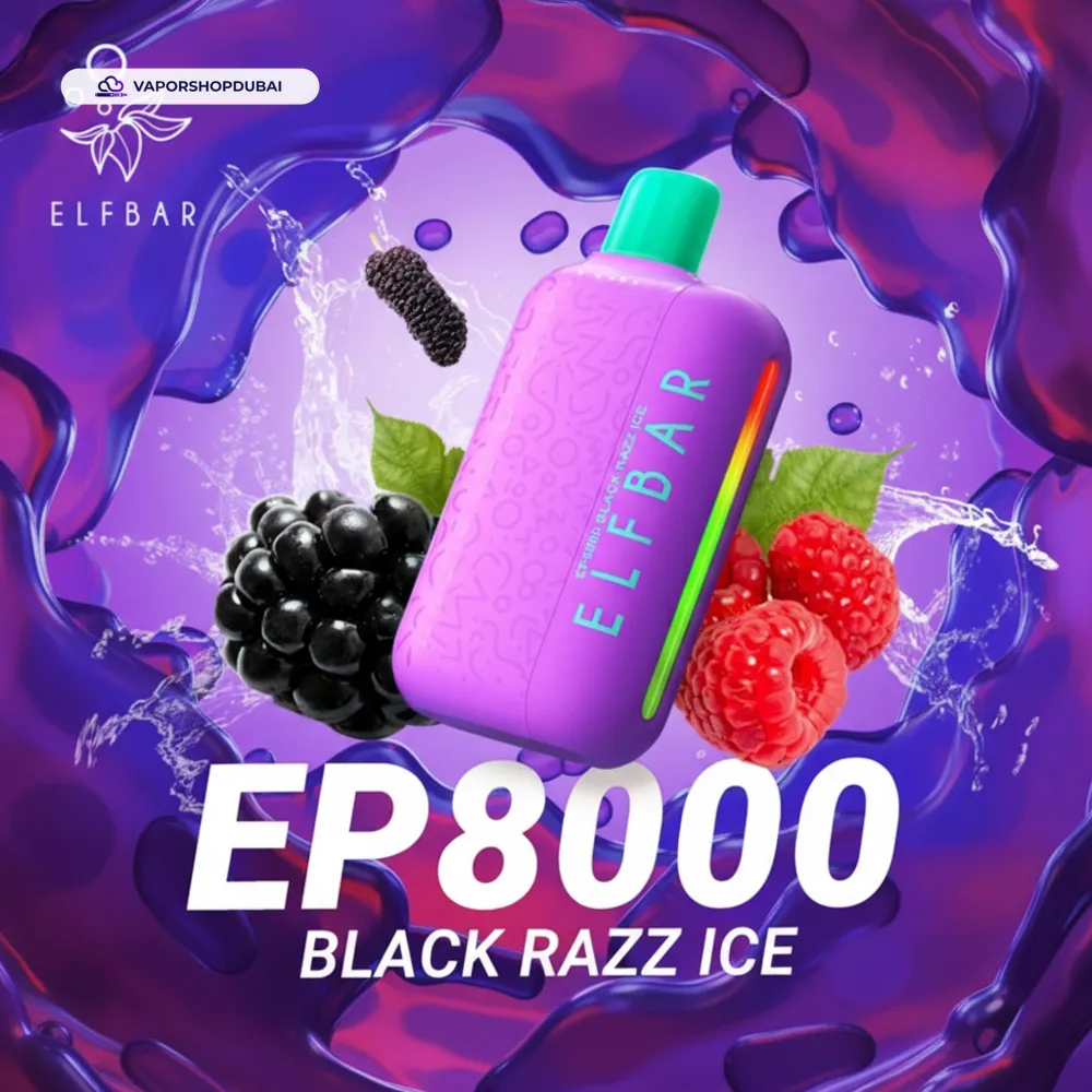ELF Bar EP8000 Vape In UAE 16 ELF Bar EP8000 Disposable Vape 8000 Puffs 20mg In UAE