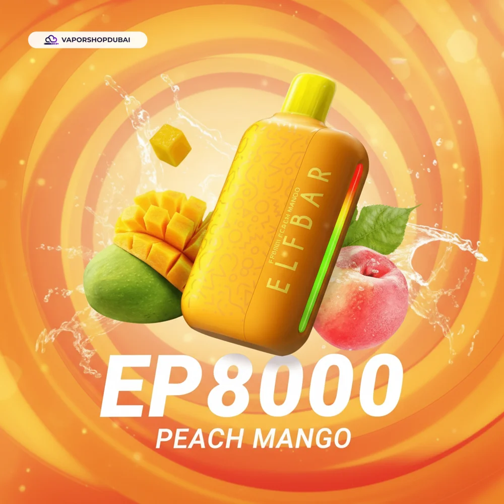 ELF Bar EP8000 Vape In UAE 21 ELF Bar EP8000 Disposable Vape 8000 Puffs 20mg In UAE