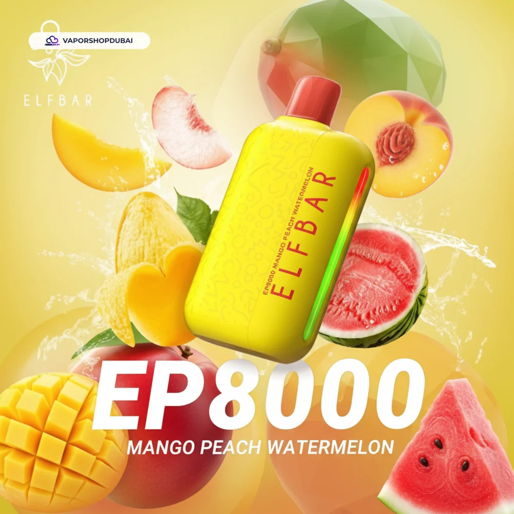 ELF Bar EP8000 Vape In UAE 22 ELF Bar EP8000 Disposable Vape 8000 Puffs 20mg In UAE
