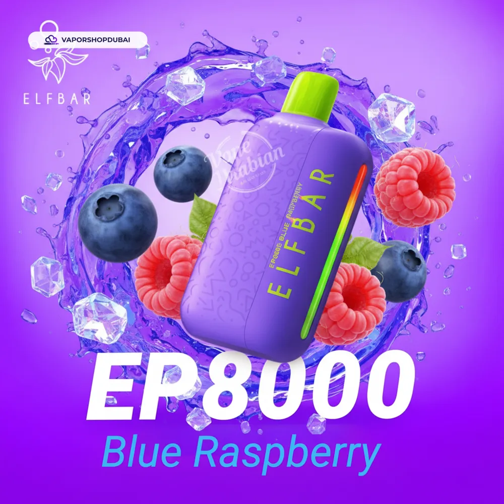 ELF Bar EP8000 Vape In UAE 28 ELF Bar EP8000 Disposable Vape 8000 Puffs 20mg In UAE
