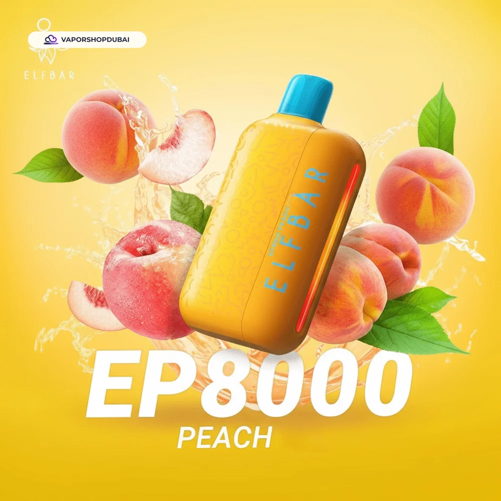 ELF Bar EP8000 Vape In UAE 4 ELF Bar EP8000 Disposable Vape 8000 Puffs 20mg In UAE