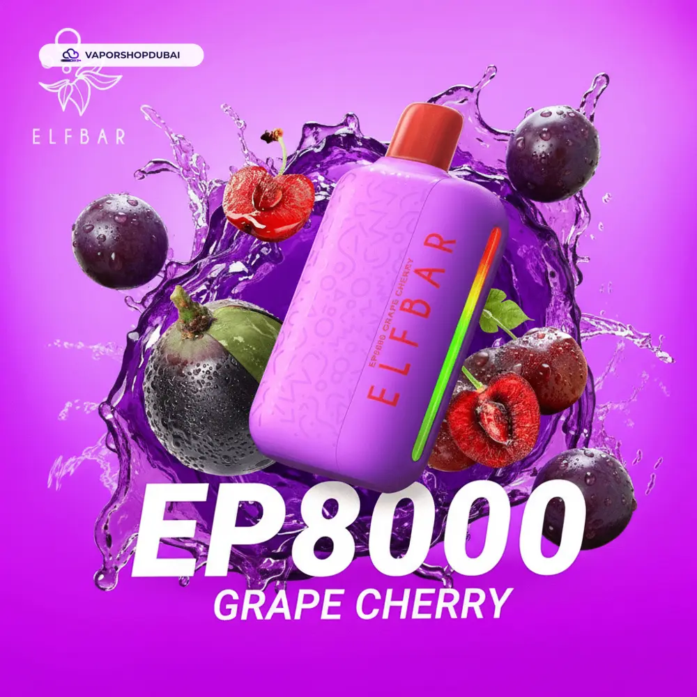 ELF Bar EP8000 Vape In UAE 9 ELF Bar EP8000 Disposable Vape 8000 Puffs 20mg In UAE