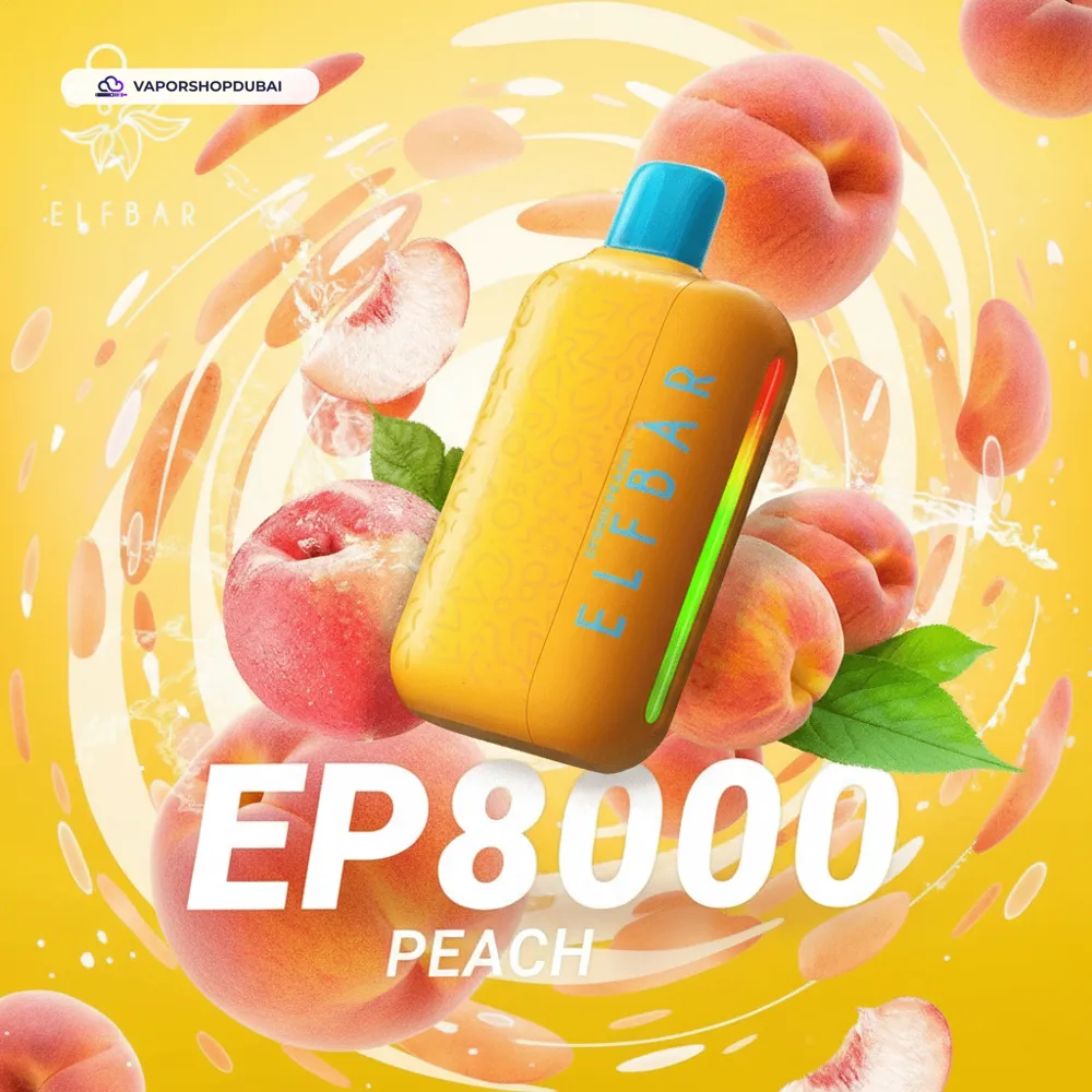 ELF Bar EP8000 Disposable Vape 8000 Puffs 20mg In UAE 42 peach