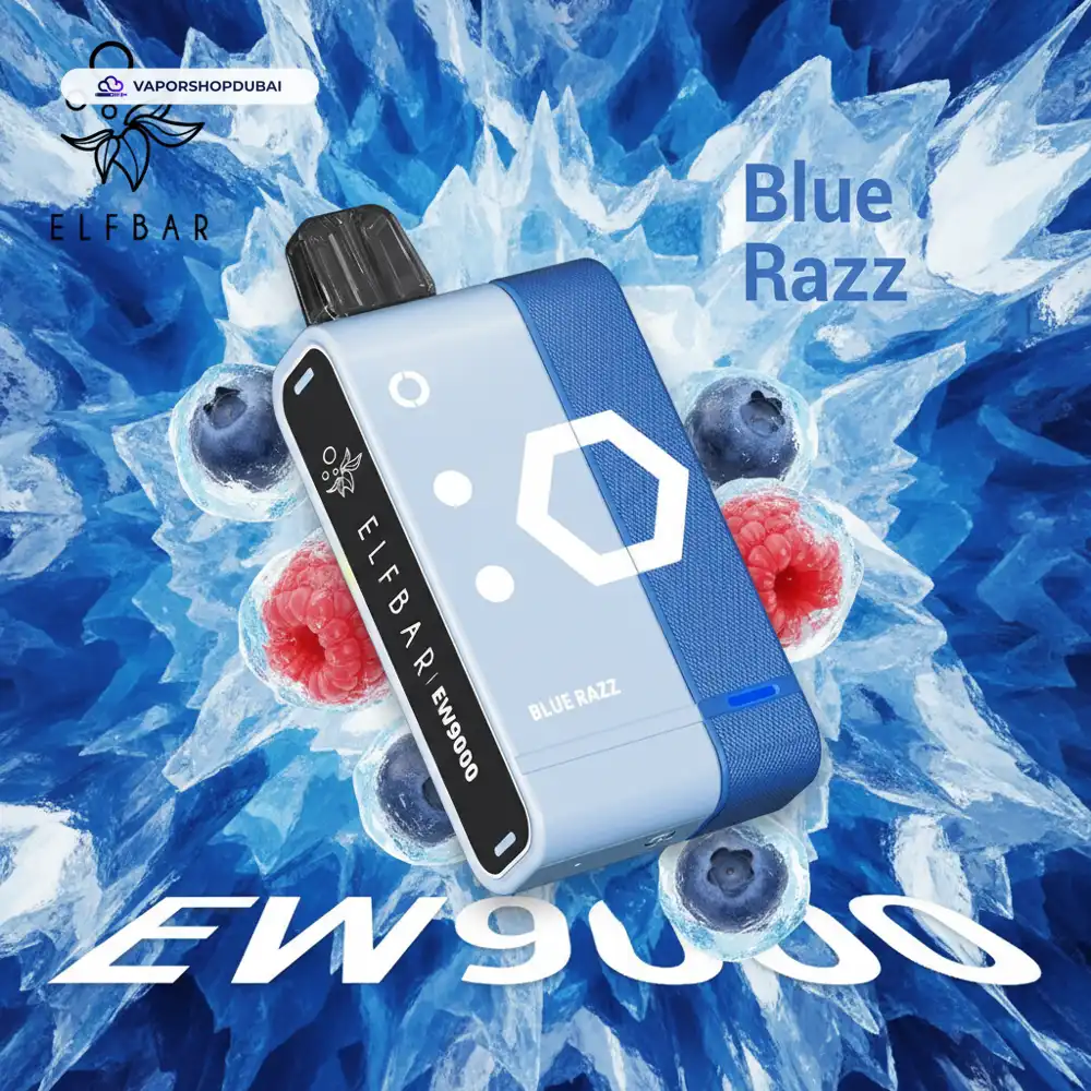 ELF BAR EW9000 Prefilled Pod Kit 9000 Puffs New 2024 In UAE 19 blue-razz-ice