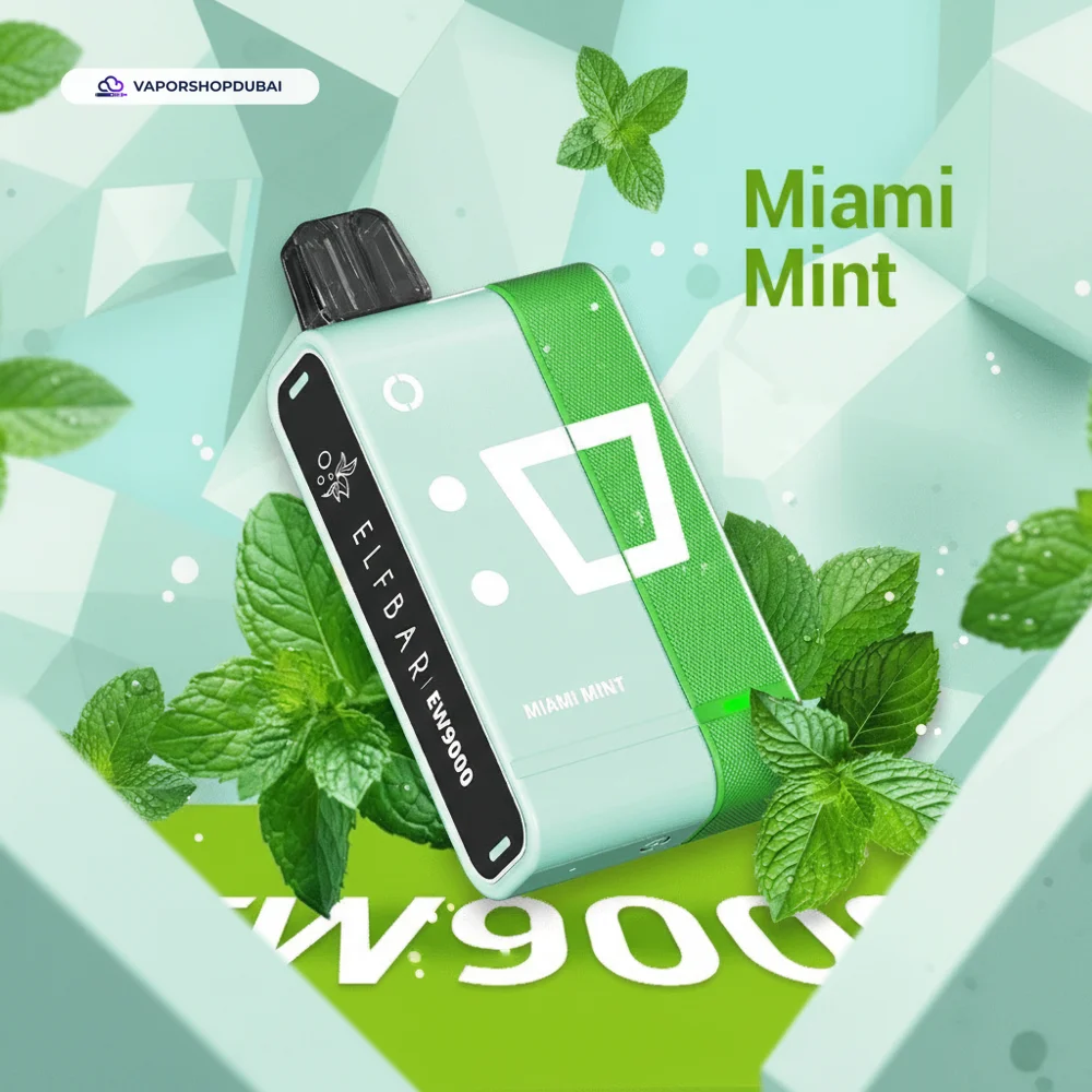 ELF BAR EW9000 Prefilled Pod Kit 9000 Puffs New 2024 In UAE 24 miami-mint