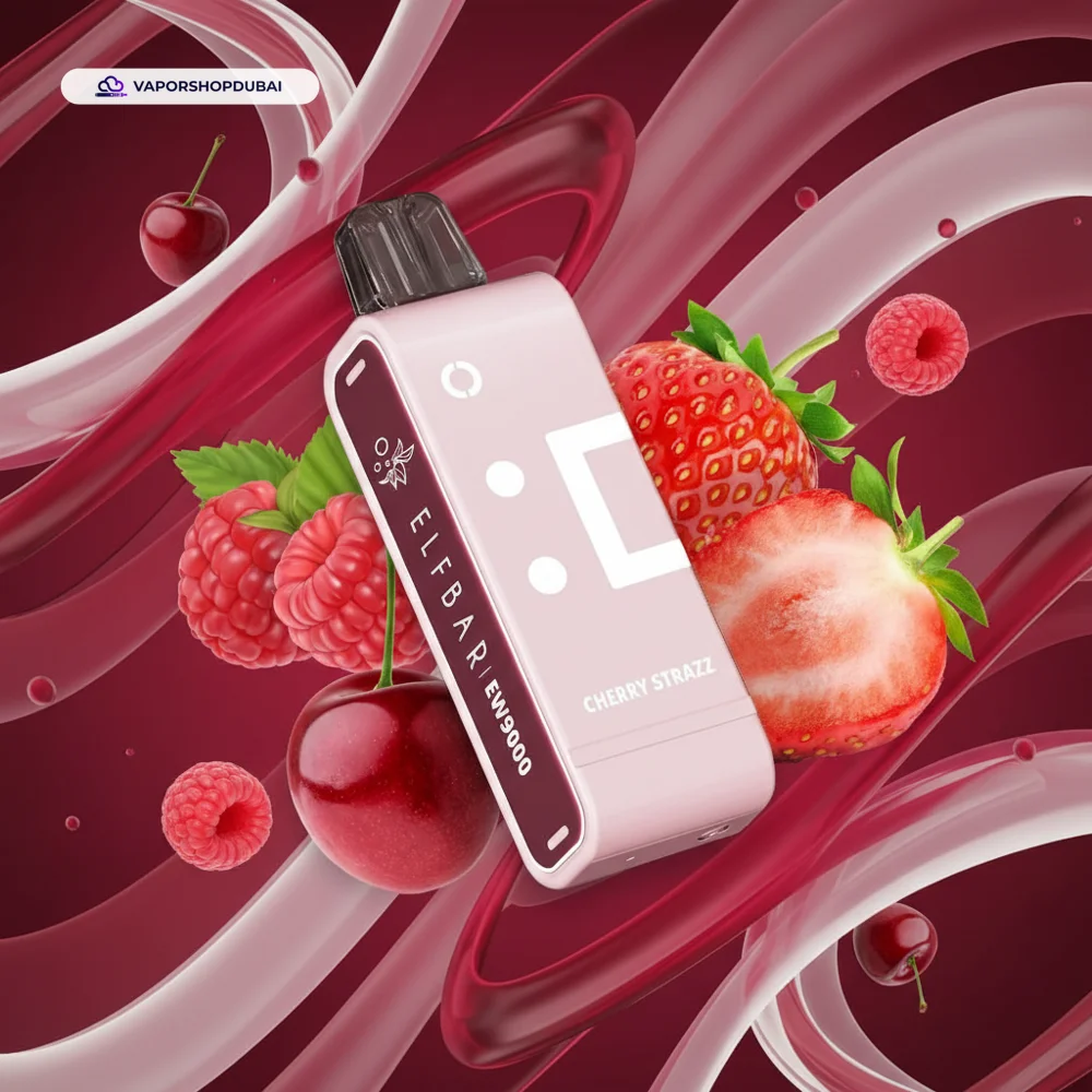Elf Bar EW9000 Replacement Pods Prefilled 9000 Puffs In UAE 52 cherry-strazz