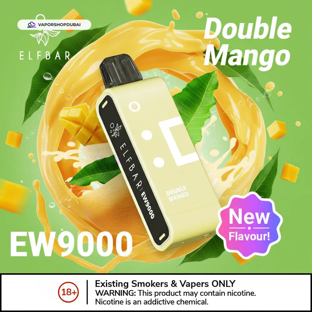 Elf Bar EW9000 Replacement Pods Prefilled 9000 Puffs In UAE 48 double-mango